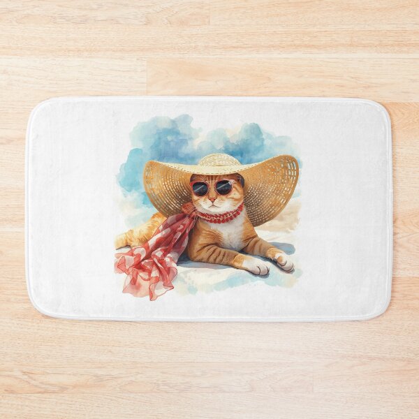 Item preview, Glamorous Tabby Cat on Vacation designed and sold by Soulstar Designs.