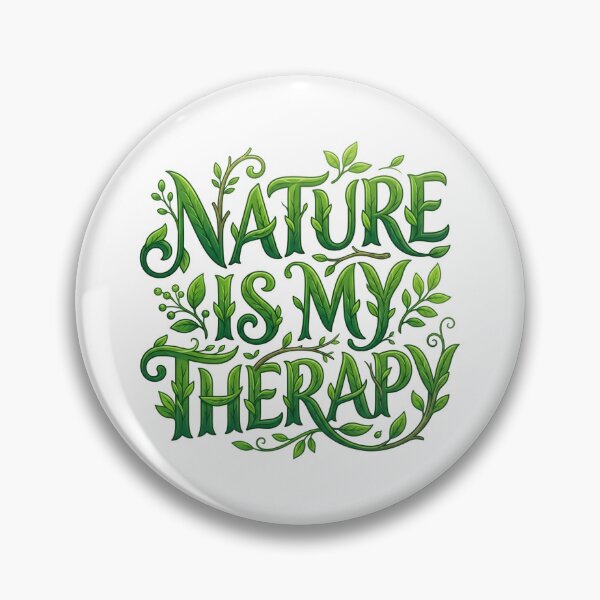 Item preview, Nature Is My Therapy Woodland Typography 03 designed and sold by cj-digital.