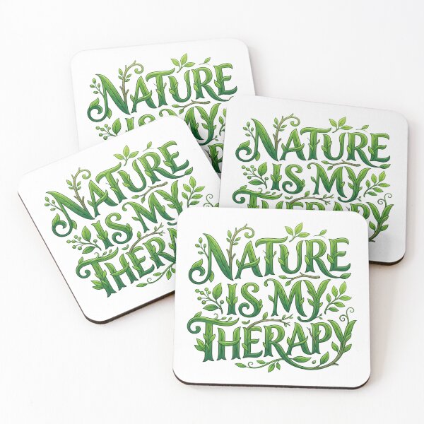 Item preview, Nature Is My Therapy Woodland Typography 03 designed and sold by cj-digital.