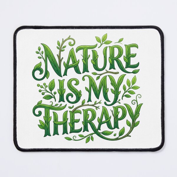 Item preview, Nature Is My Therapy Woodland Typography 03 designed and sold by cj-digital.