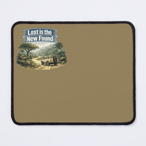 Item preview, Lost is the New Found – Jungle Road Adventure SUV Tropical Vintage T-Shirt designed and sold by SilentPowerArt.
