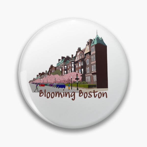 Item preview, Blooming Boston Magnolias on Commonwealth Avenue designed and sold by MMc Buck.