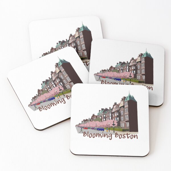 Item preview, Blooming Boston Magnolias on Commonwealth Avenue designed and sold by MMc Buck.