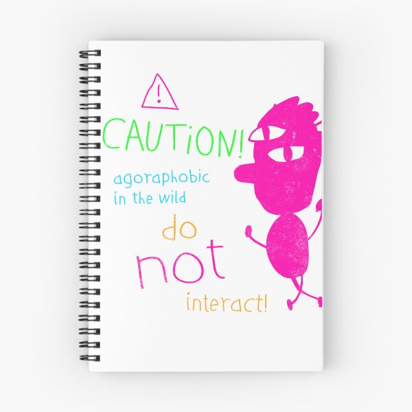 Item preview, Funny Mental Health Shirt Agoraphobic in the Wild Doodle Mental Health Sarcasm Invisible Illness Spoonie Life designed and sold by RealLifeMerchies.