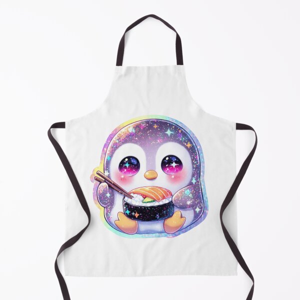 Item preview, Kawaii Penguin Sushi Holographic Chibi designed and sold by Ashley critters.
