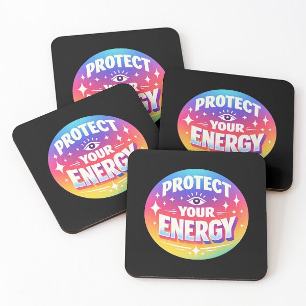 Item preview, Modern Protect Your Energy Aura Aesthetic Gradient designed and sold by Whispered Ink.