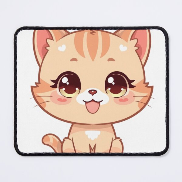 Item preview, Cute Smiling Cat Sticker PNG | Kawaii Happy Kitty Design designed and sold by AnimalBloomLab.