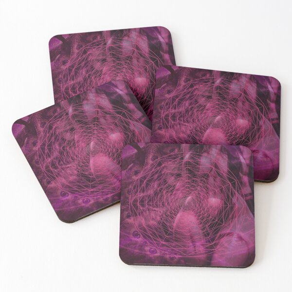 Item preview, Cosmic Demon Goddess Sigil – Sacred Geometry Pink Dark Fantasy Psychedelic Art designed and sold by GetGirlfriend.