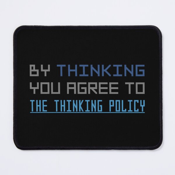 Item preview, The Thinking Policy designed and sold by weirdshop-451.
