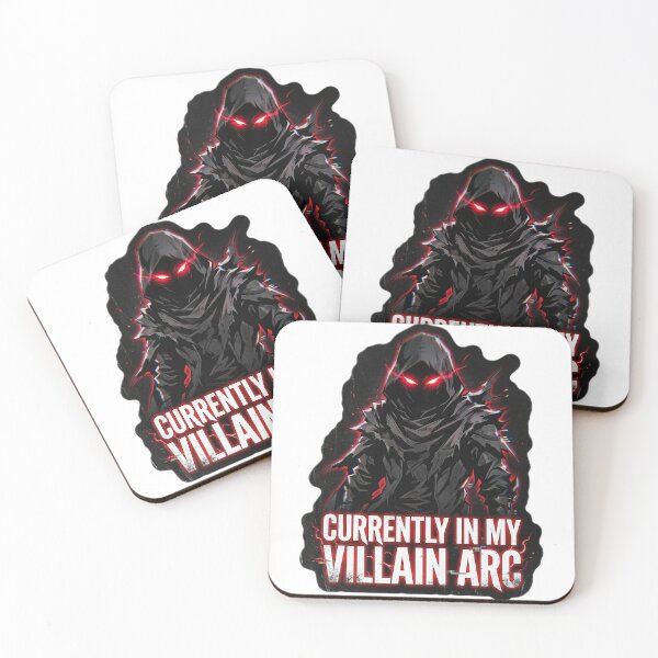 Item preview, Villain Arc Anime Sticker – Dark Aesthetic Quote, Edgy Otaku Design designed and sold by Sam-Artsy.
