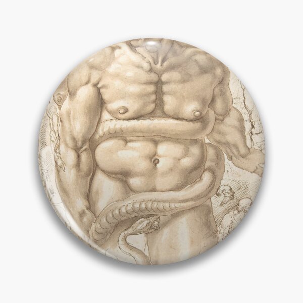 Item preview, Demon With Serpent Study | Vintage Halloween designed and sold by GammaRay.