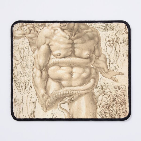 Item preview, Demon With Serpent Study | Vintage Halloween designed and sold by GammaRay.
