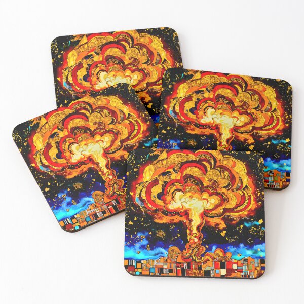 Item preview, MAKE ART, NOT WAR - abstract pop art explosion designed and sold by Mark Fischer.