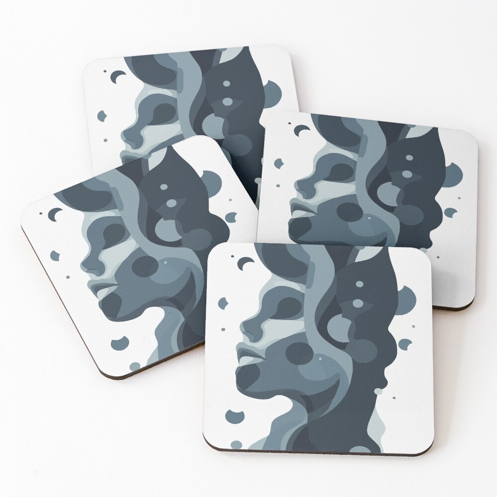 Item preview, Coasters (Set of 4) designed and sold by AbstractAnom.