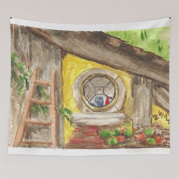 Item preview, Halfling House Window designed and sold by Cornflowersart.