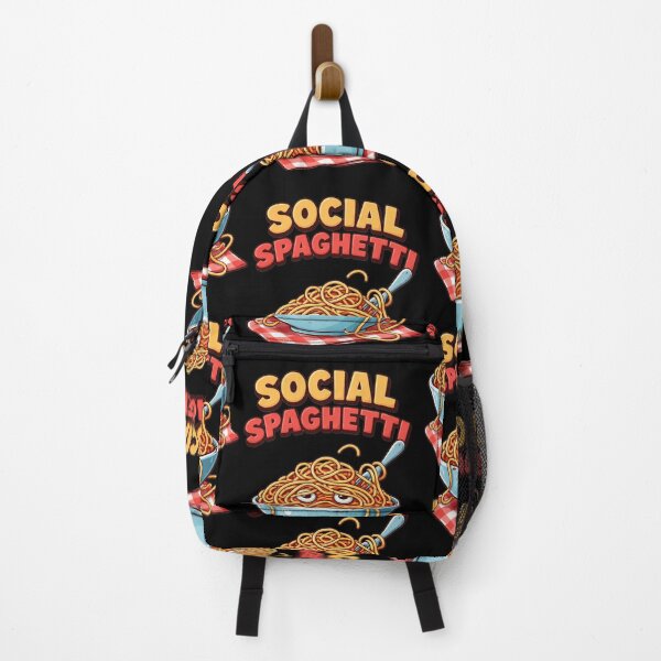 Artikelvorschau, Social Spaghetti Typografie-Slogan-Design entworfen und verkauft von LoneTide.