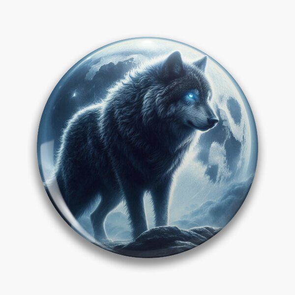 Item preview, Mystic Wolf – Moonlight Guardian designed and sold by Dogandesighn.