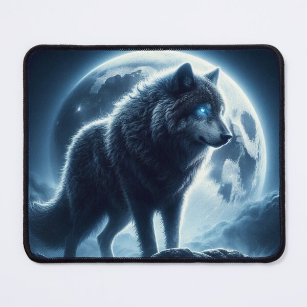 Item preview, Mystic Wolf – Moonlight Guardian designed and sold by Dogandesighn.