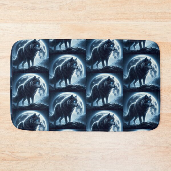 Item preview, Mystic Wolf – Moonlight Guardian designed and sold by Dogandesighn.