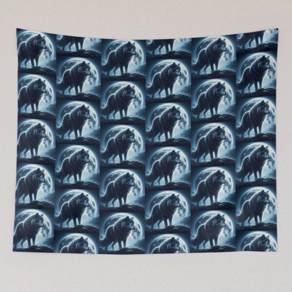 Item preview, Mystic Wolf – Moonlight Guardian designed and sold by Dogandesighn.