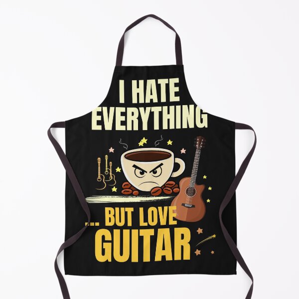 Item preview, I Hate Everything But Love Guitar Funny Coffee Music Design designed and sold by Joyful-Pixel.