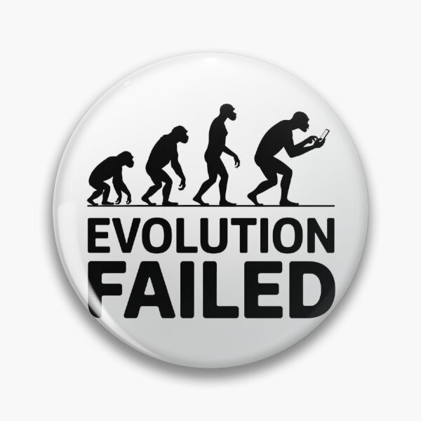 Item preview, EVOLUTION FAILED – Dark Humor Sci-Fi Design designed and sold by Thompika.