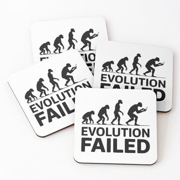 Item preview, EVOLUTION FAILED – Dark Humor Sci-Fi Design designed and sold by Thompika.