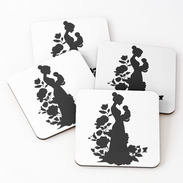 Item preview, Minimalist Black Aesthetic Motherhood Tribute for Mom designed and sold by BigStar-Cart.