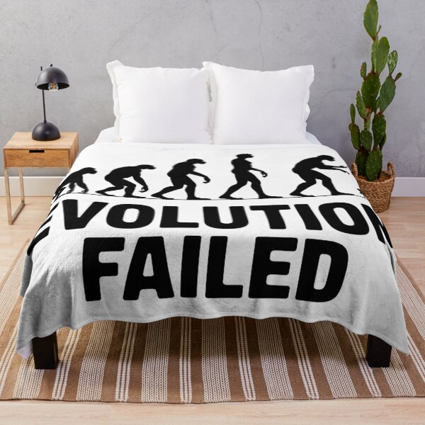 Item preview, EVOLUTION FAILED – Dark Humor Sci-Fi Design designed and sold by Thompika.