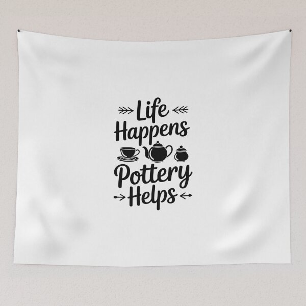 Item preview, Life Happens Pottery Helps designed and sold by jkrphoto.