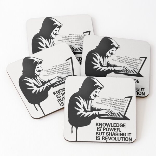 Item preview, Anoymous - Knowledge is power, but sharing it is revolution designed and sold by 123ks.