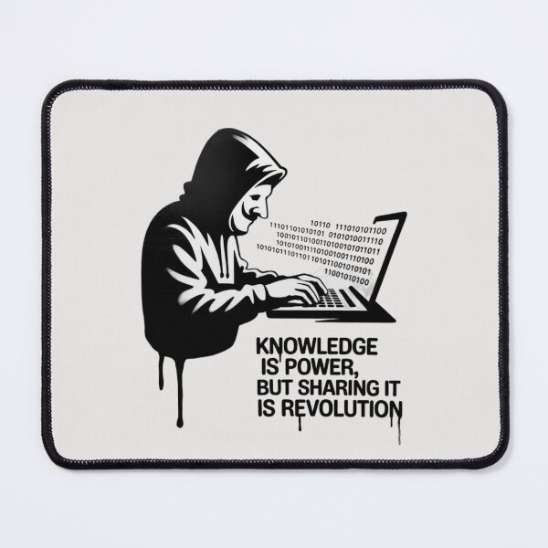 Item preview, Anoymous - Knowledge is power, but sharing it is revolution designed and sold by 123ks.