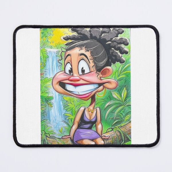 Item preview, Rainforest Lady designed and sold by Claire Caricatures.