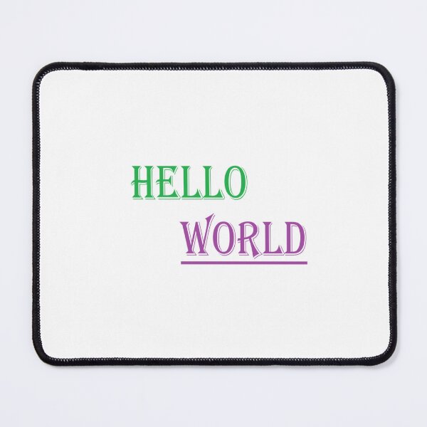 Item preview, Hello world with text design art designed and sold by BottleShip2003.