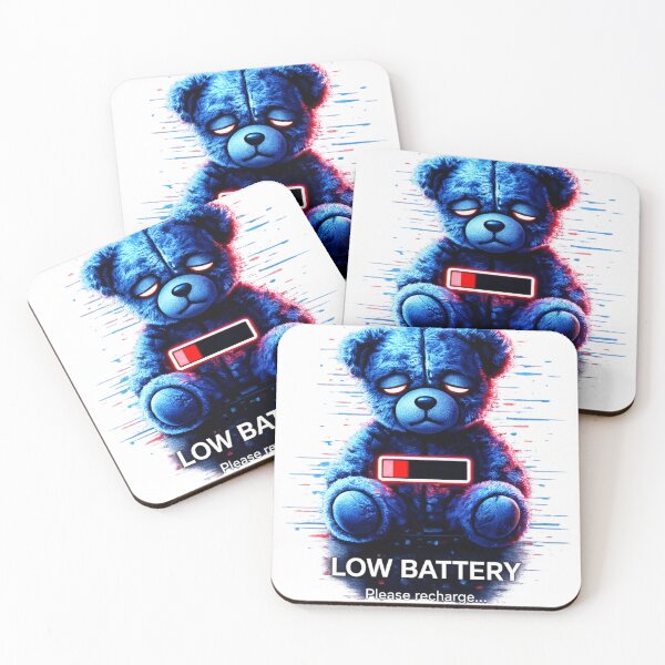 Item preview, Cyberpunk Glitch Teddy Bear – Low Battery Aesthetic Shirt designed and sold by UnglaublichGut.