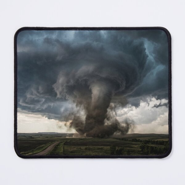Item preview, Powerful tornado in an open landscape designed and sold by Malisa345.