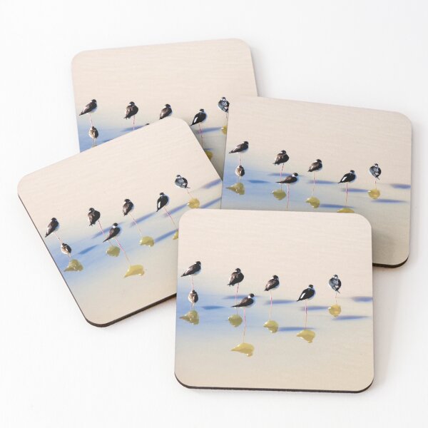 Item preview, Black Necked Stilts designed and sold by "sensesillusion" - Nature Images Art Prints .