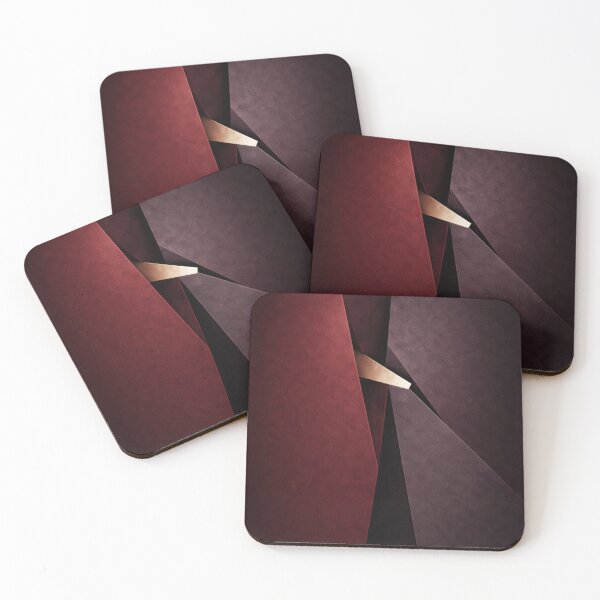 Item preview, Burgundy Oxblood Abstract Print designed and sold by Ombrya.