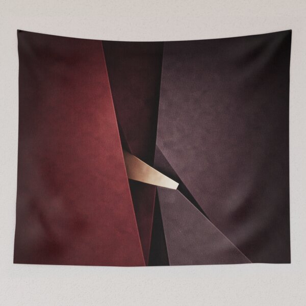 Item preview, Burgundy Oxblood Abstract Print designed and sold by Ombrya.