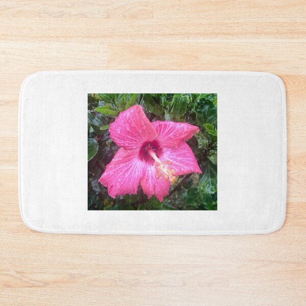 Item preview, Pink Hibiscus Summer Flower Before Sunset After Rain designed and sold by CakenCoffeeCafe.