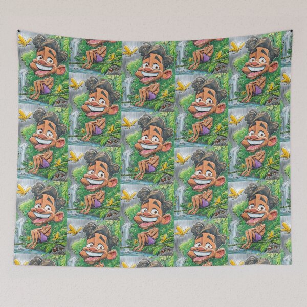 Item preview, Rainforest Guy designed and sold by Claire Caricatures.