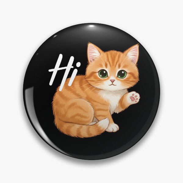 Item preview, Cute Cat Saying Hi designed and sold by DesignStock95.