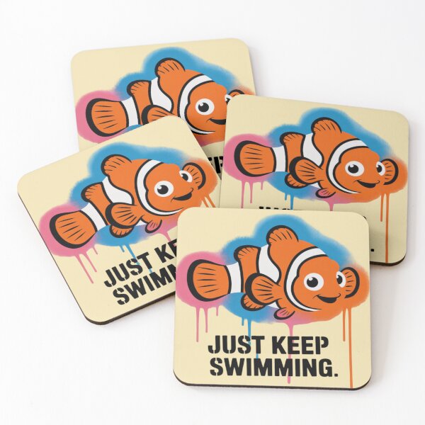 Item preview, Finding Nemo - Just keep swimming designed and sold by 123ks.