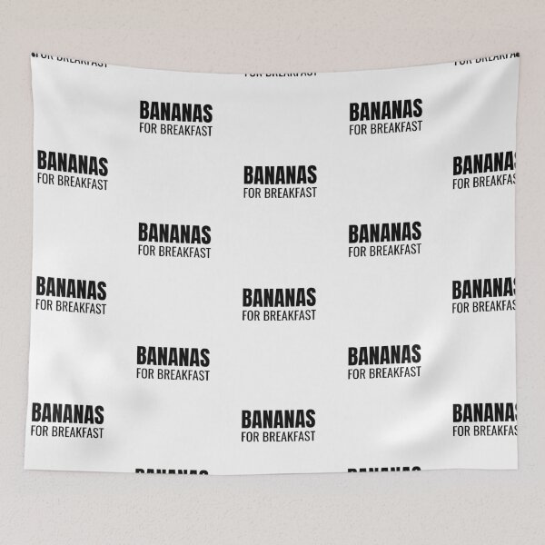Item preview, Bananas for Breakfast (Black) designed and sold by ShipCrewNation.
