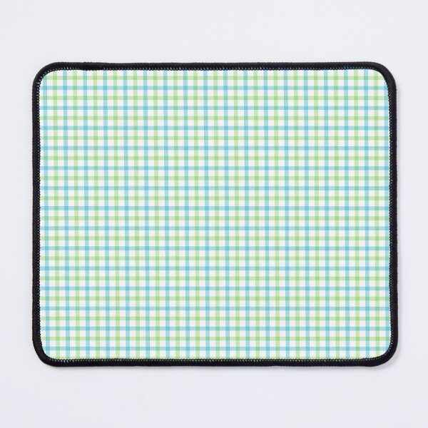 Item preview, Blizzard blue & tea green mini plaid designed and sold by Mint + Midnight.