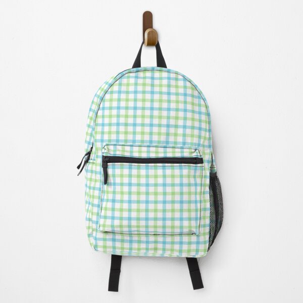 Item preview, Blizzard blue & tea green mini plaid designed and sold by Mint + Midnight.