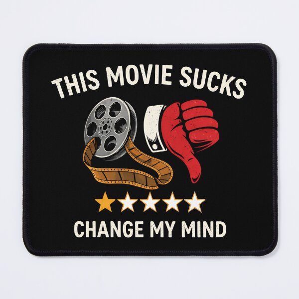 Item preview, Brutal Movie Review Design – “This Movie Sucks” Funny Film Critic  designed and sold by SidTastic .