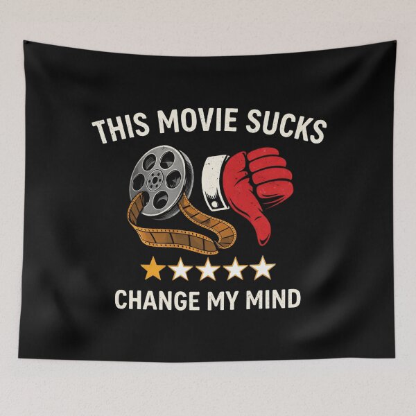Item preview, Brutal Movie Review Design – “This Movie Sucks” Funny Film Critic  designed and sold by SidTastic .