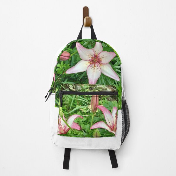 Item preview, Stargazer Lily with Moss Covered Rocks designed and sold by CakenCoffeeCafe.