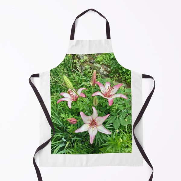 Item preview, Stargazer Lily with Moss Covered Rocks designed and sold by CakenCoffeeCafe.